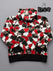 RIPNDIP Nerm Camo Pullover Hoodie Red Camo Size M