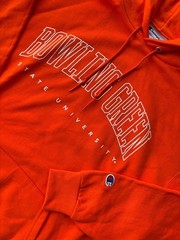 Champion Orange Bowling Green State University Hooded Sweatshirt