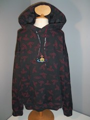 Vivienne Westwood Fresh Hoodie ADULT LARGE – Black Red 3101000N-J0079 – Turkey