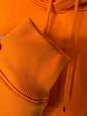 Mode Of One Mens Voltage Orange Kangaroo 80% cotton Pocket Fleece Hoodie Size L