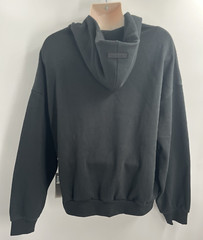 Fear of God Essentials Men’s Arch Logo Jet Black Pullover Hoodie Size Large