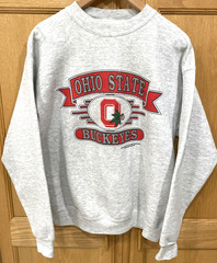 20/20 Sport OSU Sweatshirt Men’s L Gray Vintage Ohio State Embroidered USA