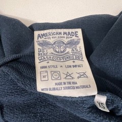 Jungmaven Sweatshirt Mens XS Blue Hemp Organic Cotton Raglan Sustainable Basic