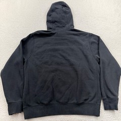 Nike Sportswear Club Fleece Hoodie Black White Futura Logo Mens M BV2973-010