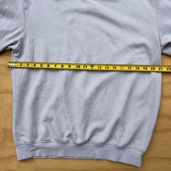 HM Relaxed Fit CrewneckSweatshirt Light Grey Lavender Mens Small Fleece Pullover