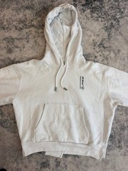 Off-White Temperature 0.5% Graphic Hoodie White Size M Unisex OMBB031S18192081