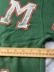 Hollister University of Miami Hurricanes Boxy Graphic Crew Sweatshirt Size M NWT