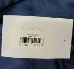 New WELCOMETOL Luxury Heavyweight Fleece Hoodie W/Pocket Navy Size XXL