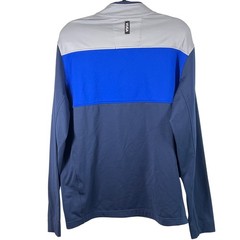 VUGA Men’s Blue Gray 1/4 Zip Sweatshirt Sporty Athletic Golf Pullover Large