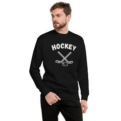 Hockey Mom Dad Unisex Premium Sweatshirt S,M,L,XL,2X,3X