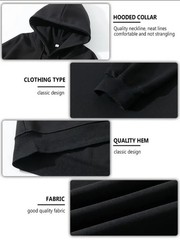 Men’s Hoodie Pullover Sweater Gym Fit Sweatshirt Workout Run Fall Spring Summer