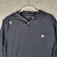 GREYSON Colorado Hoodie Black Performance Stretch Breathable Lightweight Large