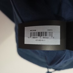 Yeezy Gap Balenciaga Oversized Polar Fleece Hoodie Blue Double Layer, Size M