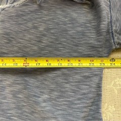 Tommy Bahama Quarter Zip Hoodie Light Heather Blue Gray Pullover Pockets Sz L.