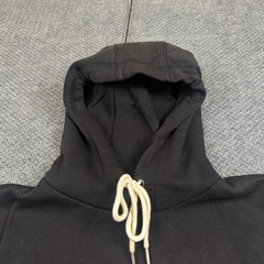 Tommy Hilfiger Hoodie Mens Medium Black Fleece Lined Kangaroo Pockets Drawstring