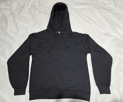 Jerzees NuBlend Hoodie Mens Small Black Pullover Hooded Sweatshirt