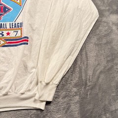 Vintage 1987 San Diego Toreros Sweatshirt Mens XL White Football Super Bowl XXII