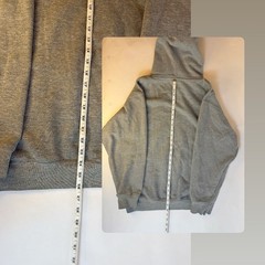 Pro Club Heavyweight Hoodie Mens Medium Heather Gray Pullover Fleece Sweatshirt