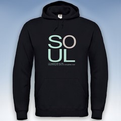 Soulmate Hoodie Hooded Jumper Sweatshirt Couple Couple Valentines Day Unisex XXS-5XL