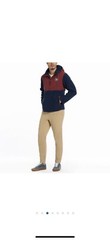 HURLEY Men’s Sherpa Anorak Half Zip Pullover Hoodie, Size X-Large, Obsidian