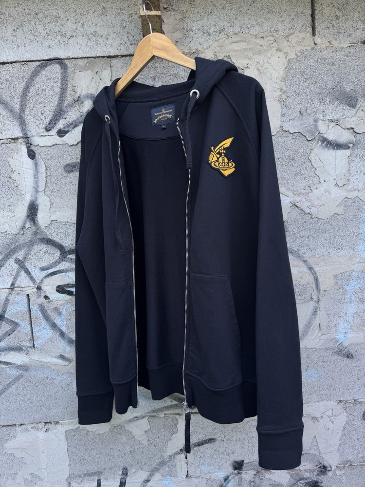 Vivienne Westwood Anglomania Chaos Zip Hoodie Size XL