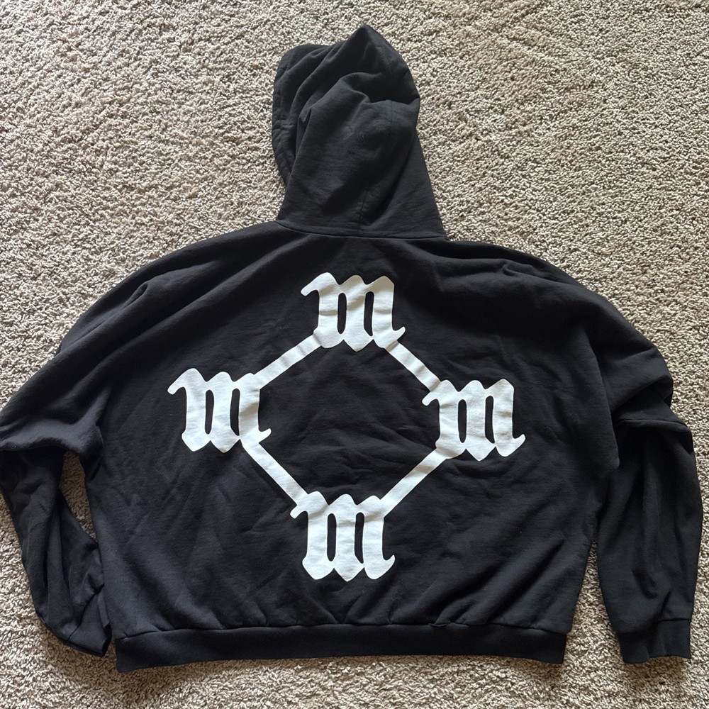 Kanye West × Yeezy Season SHMG All Day So Help Me God Fleece Hoodie Sz 2 L/XL