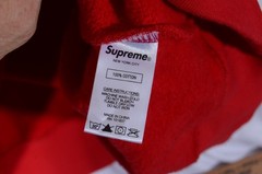 Authentic Supreme Embroidered Letter S Red Hoodie Men’s Size 2XL