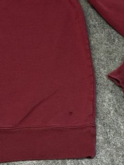 J.Crew Sweatshirt Mens L Burgundy Garment Dyed French Terry Crewneck Pullover