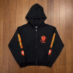 Official Osamason Psykotic Merch Tour 2025 2026 Black Hoodie Zip Up