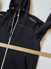 CRAFT Sports x EXCEL Cycling Full Zip Hoodie Men’s Medium Black