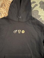 New Boy Kills World Hoodie Sz Large Adult Promo Movie Black NWOT