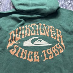 Quicksilver Men’s Size XXL 2XL Green Long Sleeve Graphic Hoodie New NWT