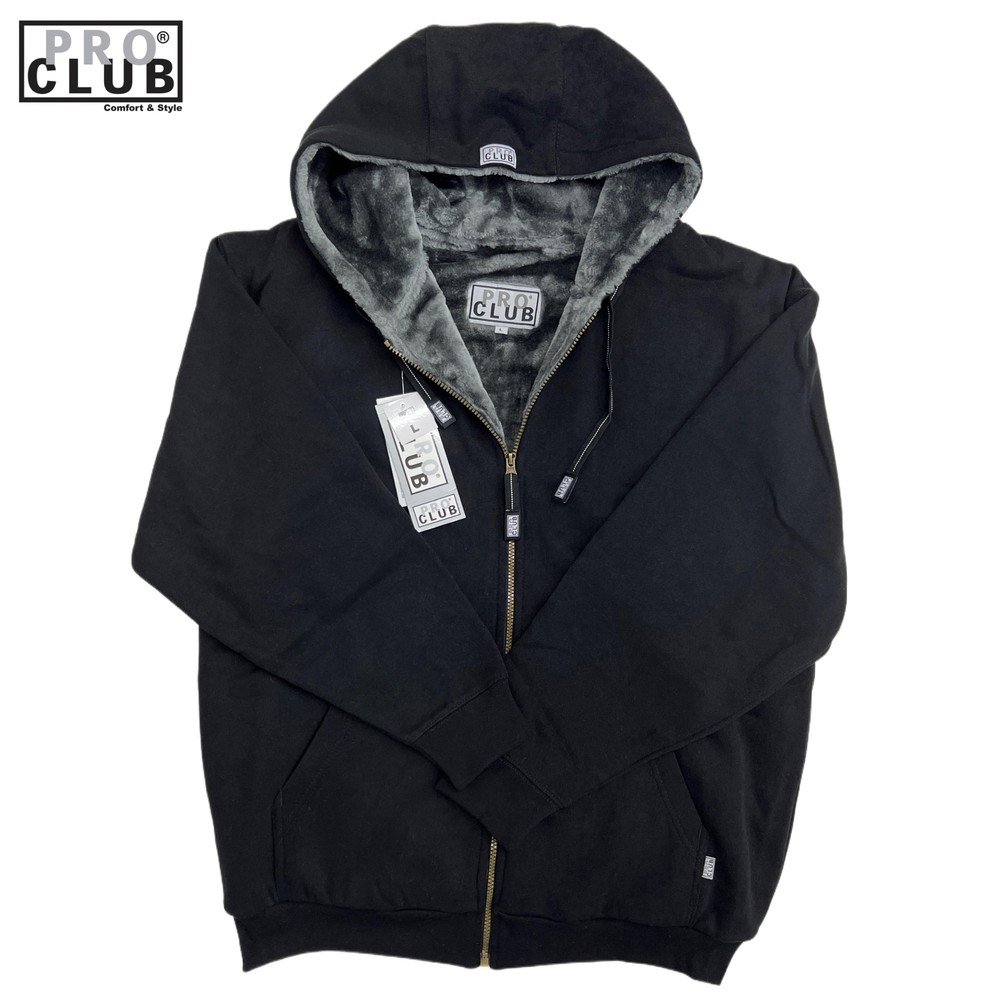 Pro Club Men’s Heavyweight Pile Full Zip Hoodie