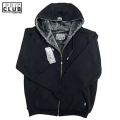 Pro Club Men’s Heavyweight Pile Full Zip Hoodie