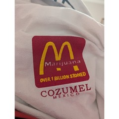 Men/Women’s Cozumel Mexico Marijuana Zip Up With Hood One Size
