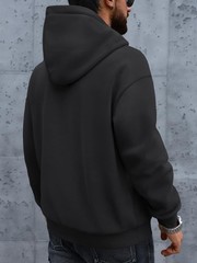 Mens Oversized Hoodies Fall Sweatshirt Winter Fleece Hooded Collar Drawstring…