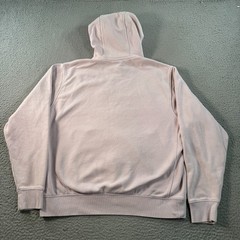 Nike Hoodie Men Large Pink Floral Embroidered Kangaroo Pockets Sweatshirt