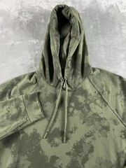 Lululemon City Sweat Hoodie Men Large Green Camo Tie Dye Athletic Pullover