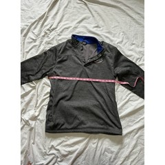 Colosseum Florida Gators Mens XL Snap Neck Pullover Heather Gray Fleece Jacket