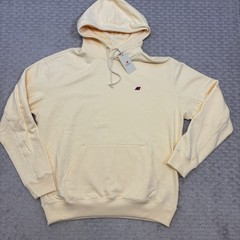 New Balance Made in USA Core Hoodie Sweatshirt CALCIUM Mens Sz Large