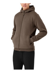 Kirkland Signature Men’s Full Zip Hoodie Regular Fit Brown Size L