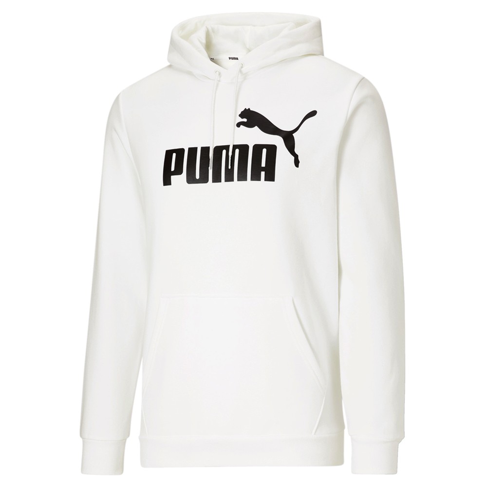 PUMA Essentials Logo Pullover Hoodie Mens White Casual Outerwear 846812-02