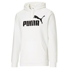 PUMA Essentials Logo Pullover Hoodie Mens White Casual Outerwear 846812-02