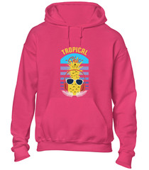 TROPICAL CHIC HOODY HOODIE FUNNY JOKE SUMMER CASUAL HOLIDAY CLOTHING TOP