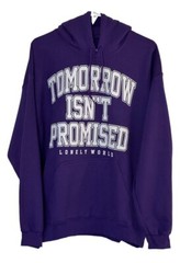 Rue21 Hoodie Violet Cotton Fleece Sweatshirt Unisex 0008175 0050