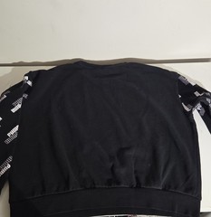 Puma Essentials Logo Tape Black Sweatshirt Hoodie Men’s Size L