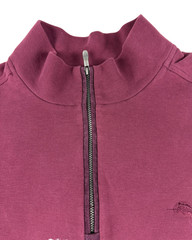 Tommy Bahama Men’s XL Burgundy 1/4 Zip Pima Cotton Pullover Sweatshirt