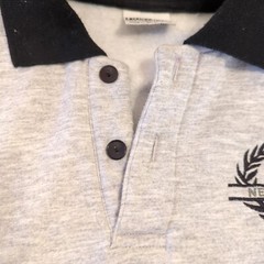 VTG Leisure Line Sz XL Men’s Sweatshirt Made New Zealand Bird Blue Collar Y2K
