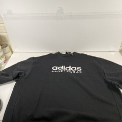 Adidas Sportswear All Season Fleece Graphic Sweatshirt Black Men’s S NWT $60