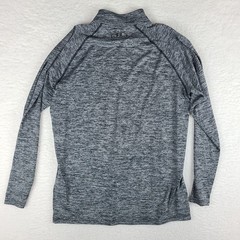 Under Armour Sweater Mens Medium Black Gray Heathered Loose Heatgear Performance